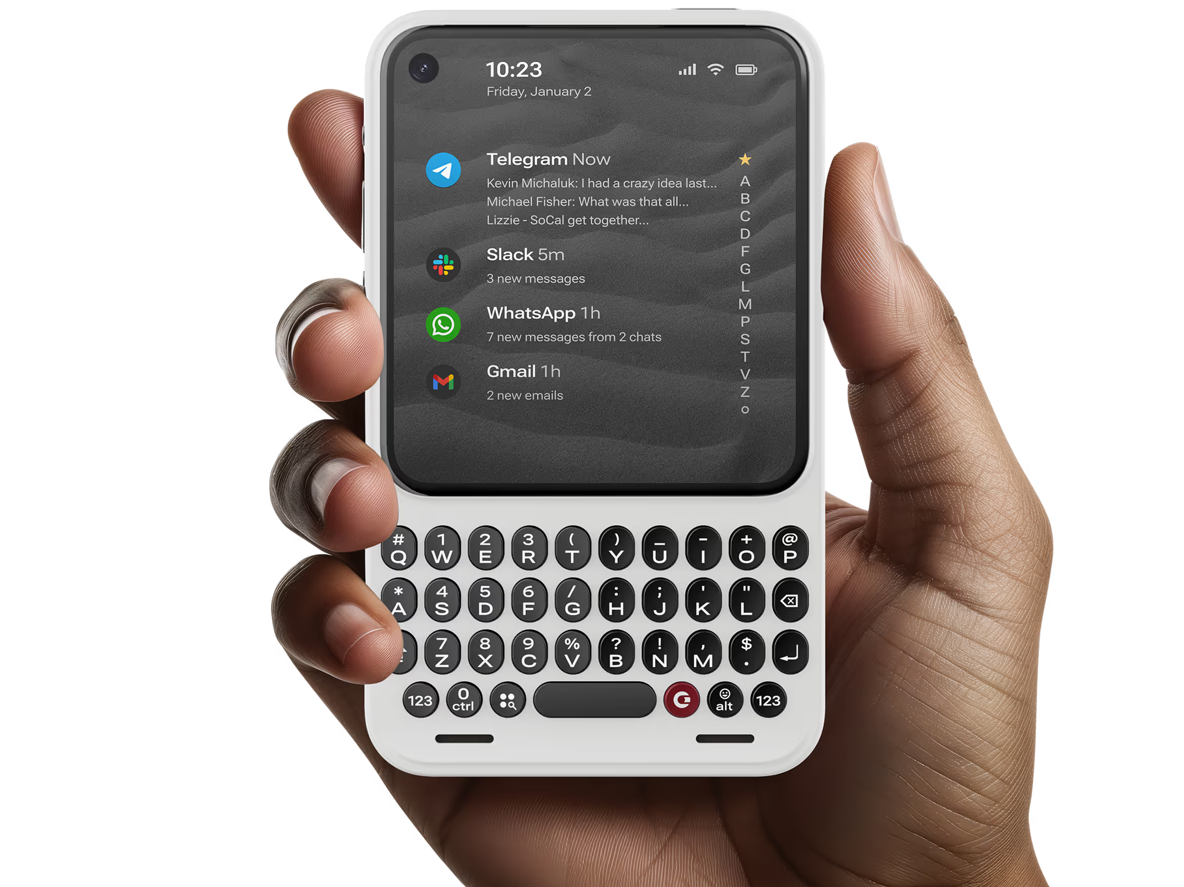 클릭스 커뮤니케이터 vs 유니허츠 타이탄2: 돌아온 쿼티폰